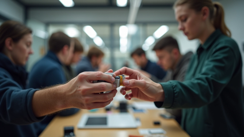 Käed hoiavad 3D-prinditud objekti digikeskuses