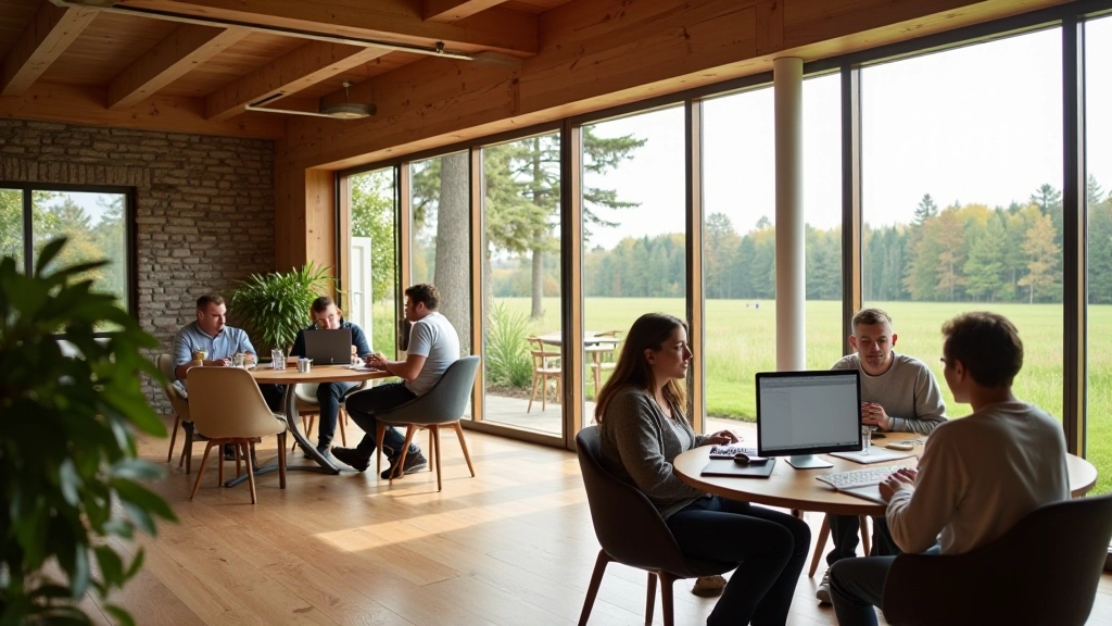 Kaasaegne töökoht kiire internetiga